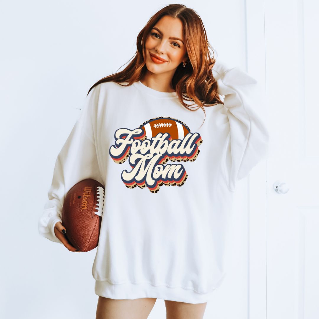 Football Mom Unisex Heavy Blend™ Crewneck Sweatshirt