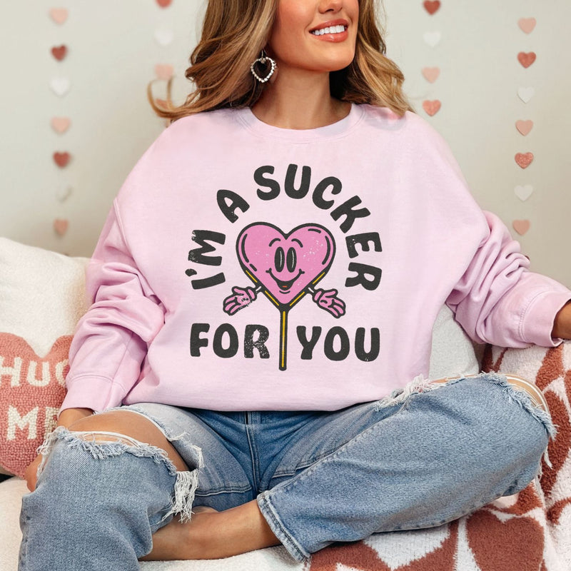 I'm a Sucker For You Unisex Heavy Blend™ Crewneck Sweatshirt