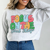 Focus On The Good Unisex Heavy Blend™ Crewneck Sweatshirt