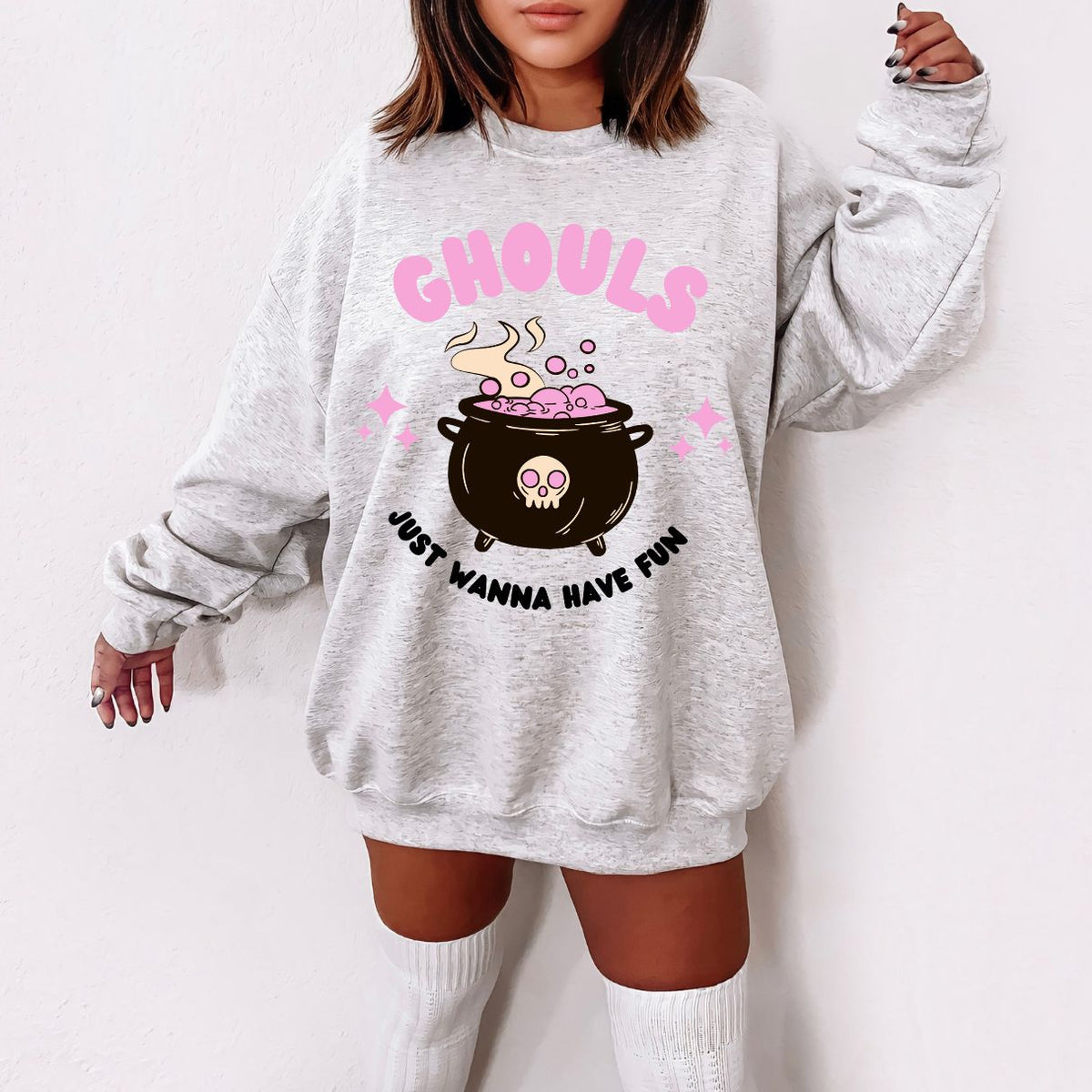 Ghouls Just Want To Have Fun Unisex Heavy Blend™ Crewneck Sweatshirt