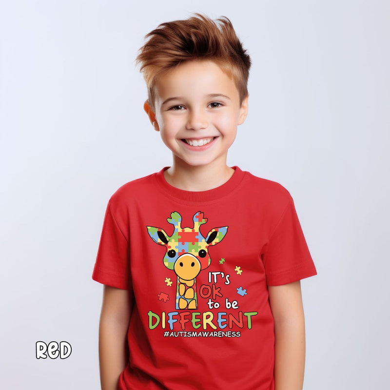 It's Ok To Be Different Kids Heavy Cotton™ Tee