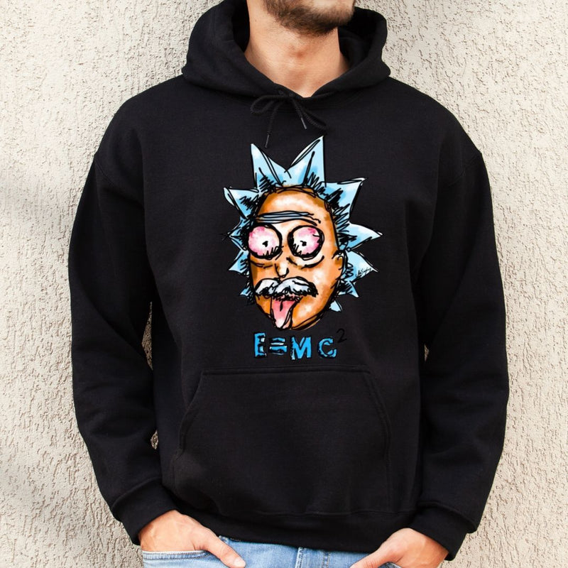 Einstein Rick Unisex Heavy Blend™ Hooded Sweatshirt