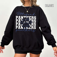 Pittsford Panthers Repeat Unisex Midweight Softstyle Fleece Crewneck Sweatshirt