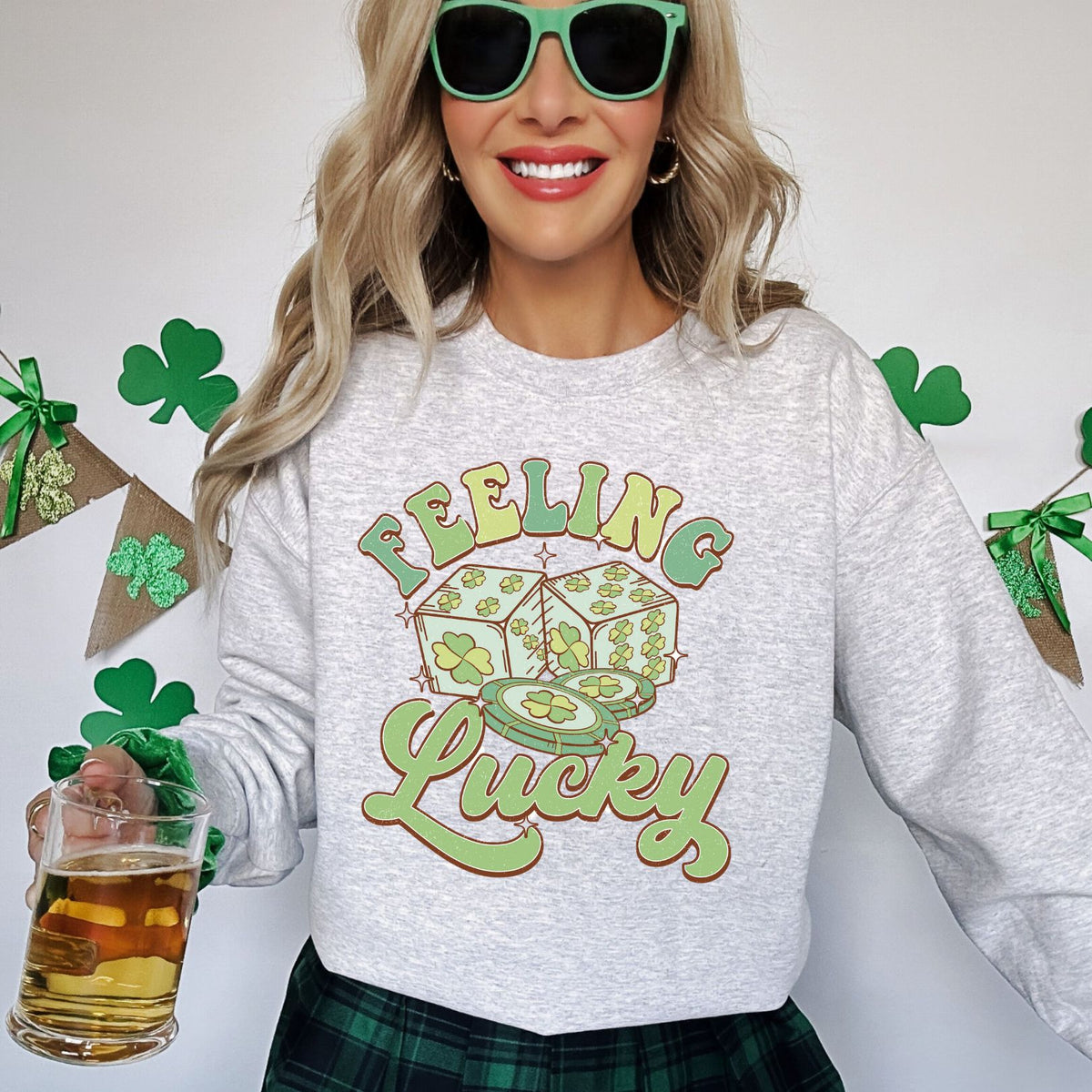 Feeling Lucky Unisex Heavy Blend™ Crewneck Sweatshirt