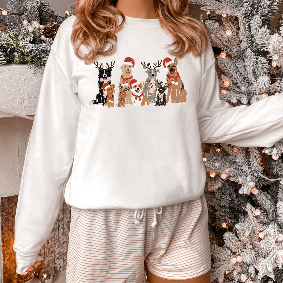 Puppy Christmas Unisex Heavy Blend™ Crewneck Sweatshirt