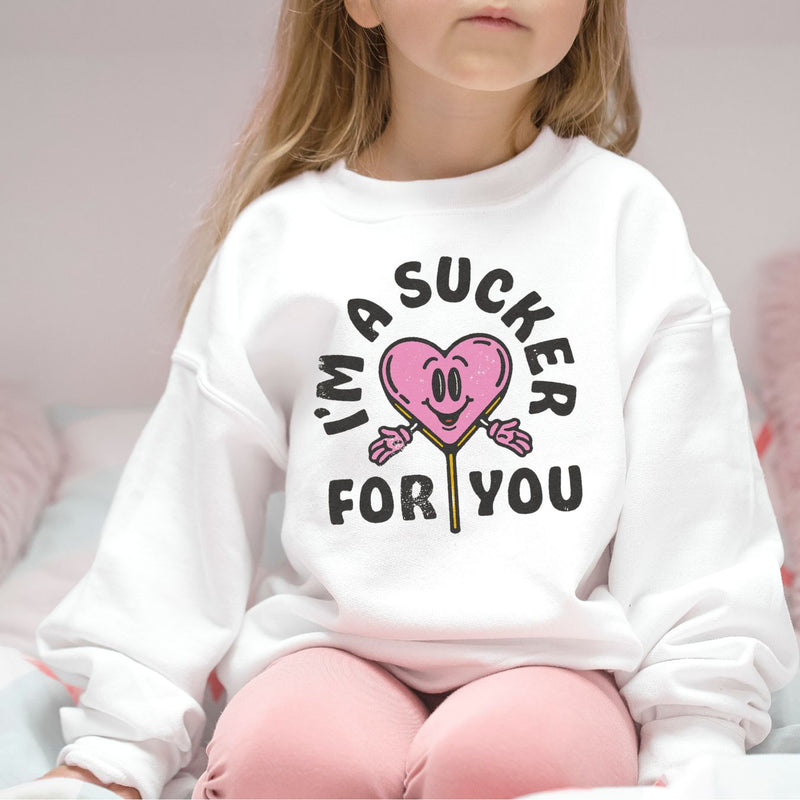 I'm a Sucker For You Youth Crewneck Sweatshirt