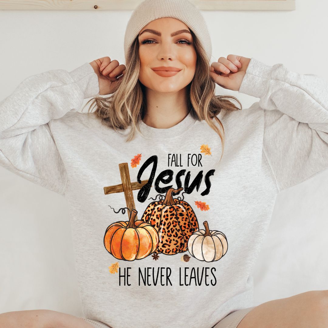 Fall For Jesus Unisex Heavy Blend™ Crewneck Sweatshirt