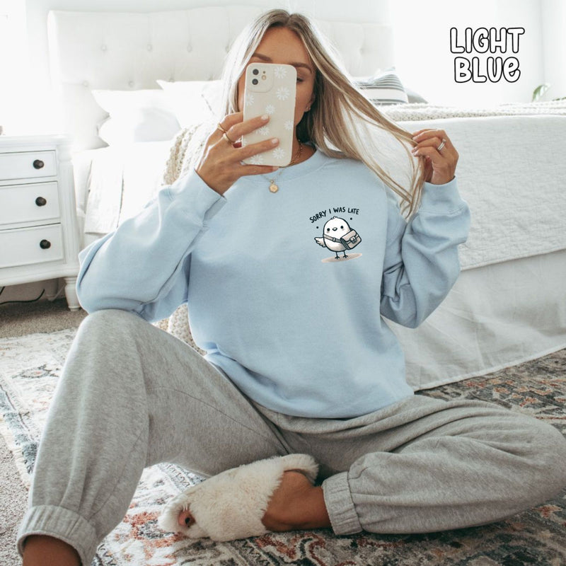 Sorry I Was Late Unisex Heavy Blend™ Crewneck Sweatshirt