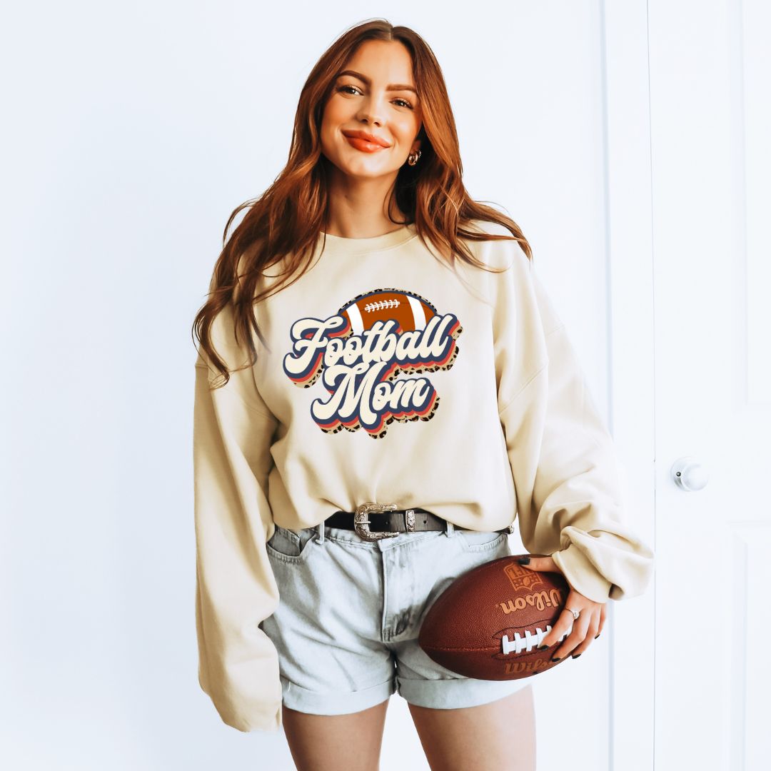 Football Mom Unisex Heavy Blend™ Crewneck Sweatshirt