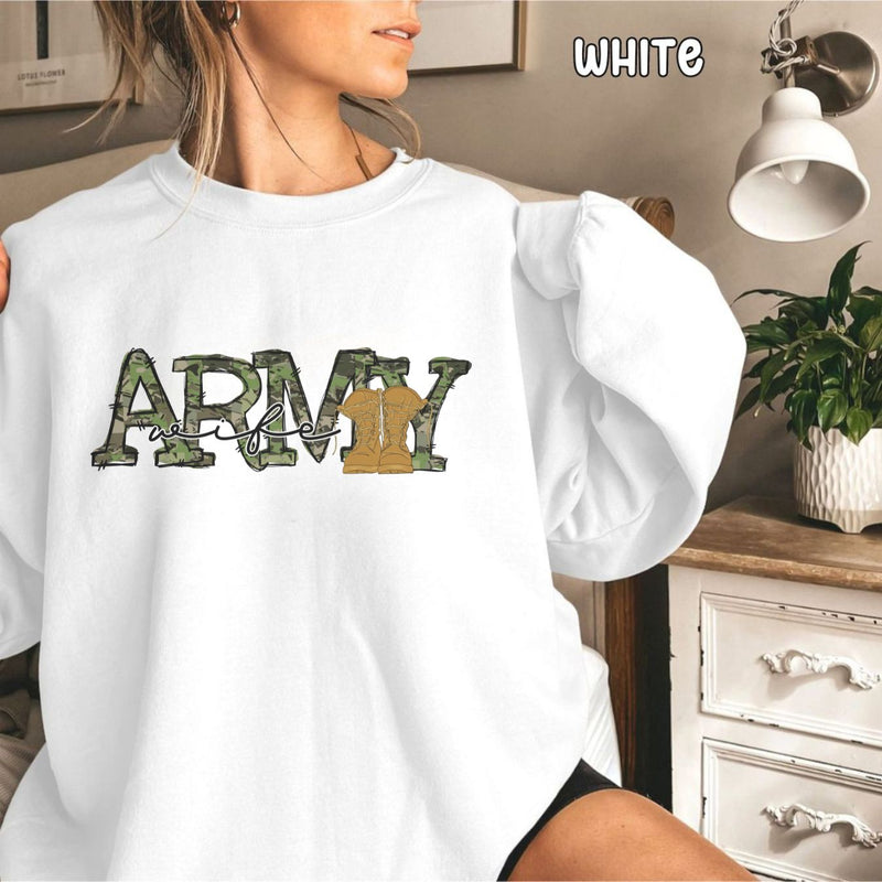 Army Wife Unisex Heavy Blend™ Crewneck Sweatshirt