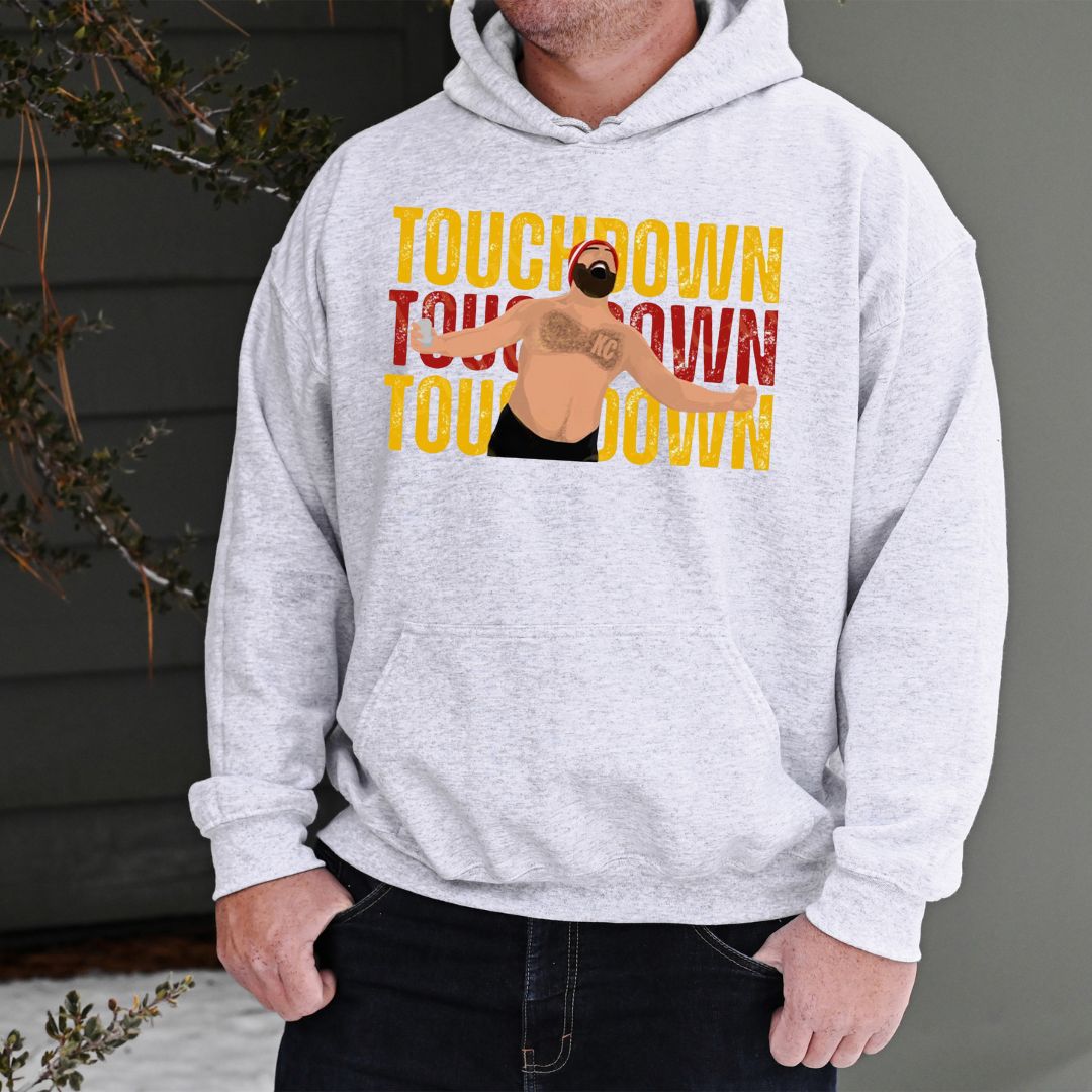 Shirtless Chiefs Touchdown Unisex Heavy Blend™ Hooded Sweatshirt