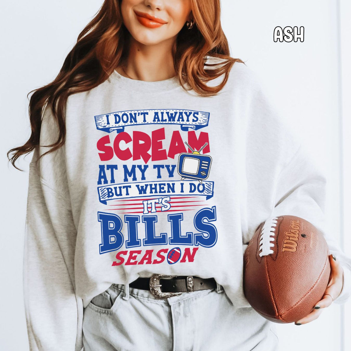 Bills Season Unisex Heavy Blend™ Crewneck Sweatshirt