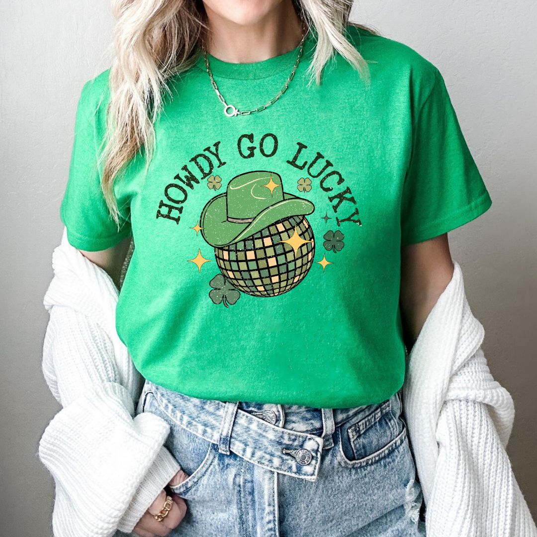 Howdy Go Lucky Unisex Heavy Cotton Tee