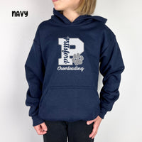 "P" Pittsford Cheer Youth Heavy Blend Hooded Sweatshirt