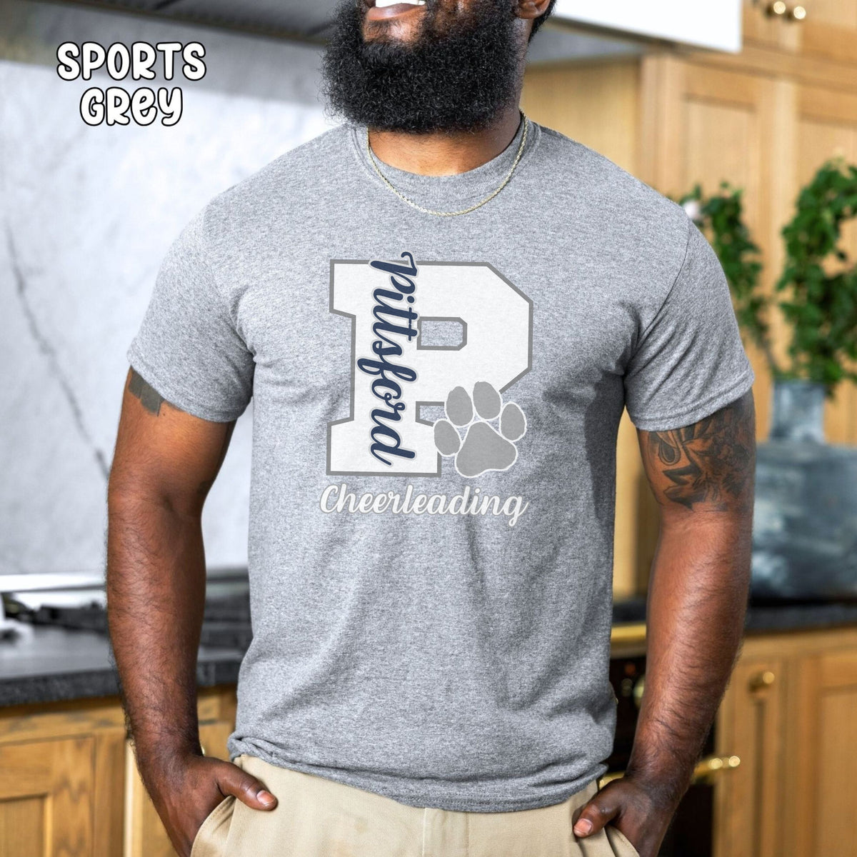 "P" Pittsford Cheer Unisex Heavy Cotton Tee