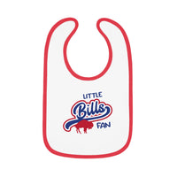 Little Bills Fan Baby Contrast Trim Jersey Bib