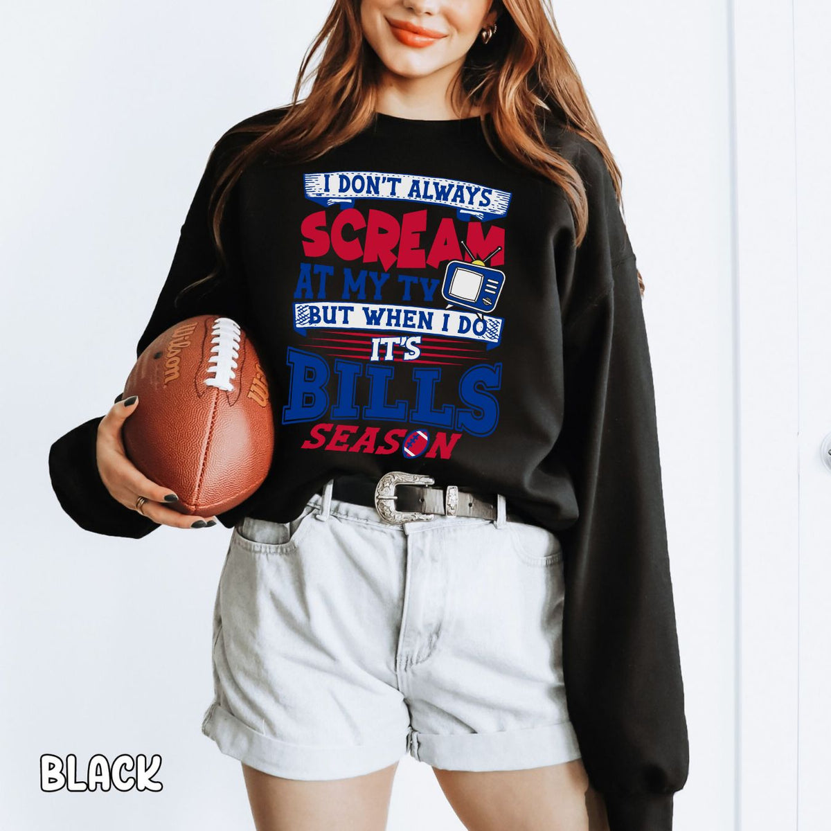 Bills Season Unisex Heavy Blend™ Crewneck Sweatshirt