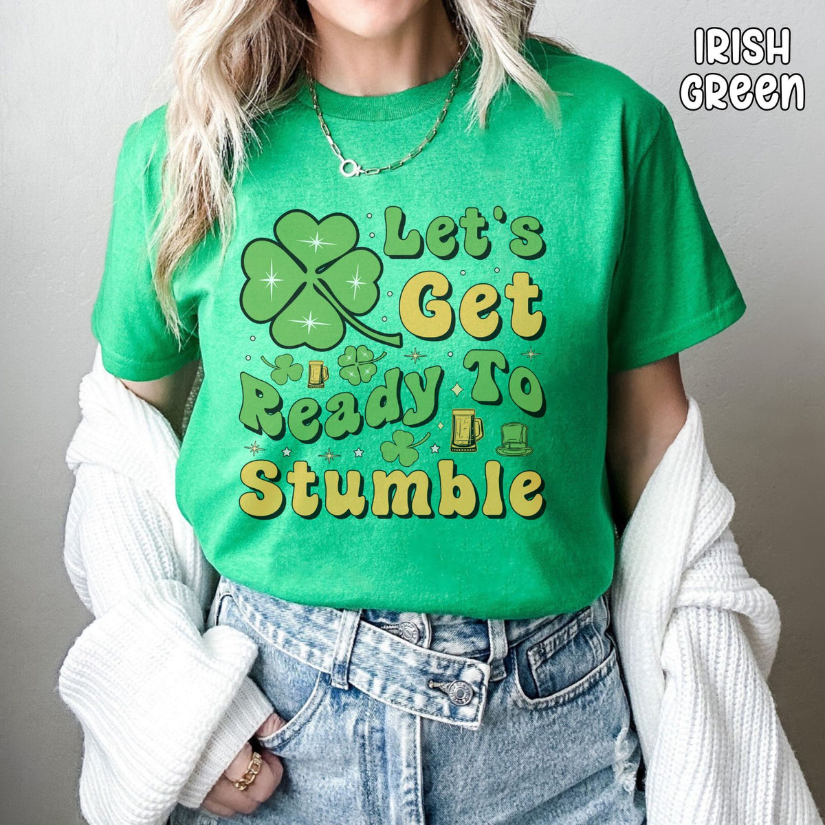 Let's Get Ready to Stumble Unisex Heavy Cotton Tee