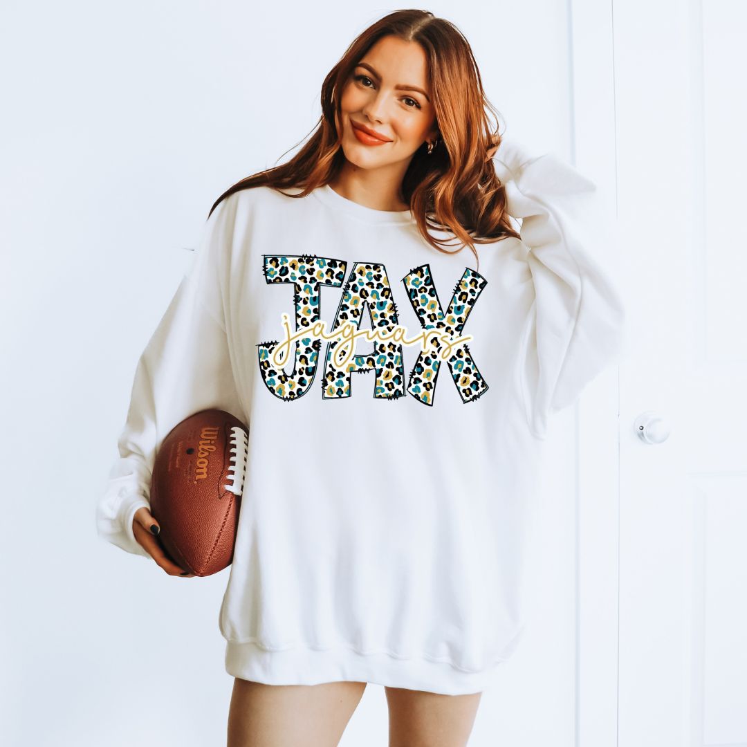 Jax Jaguars Unisex Heavy Blend™ Crewneck Sweatshirt