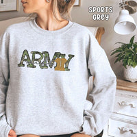 Army Wife Unisex Heavy Blend™ Crewneck Sweatshirt