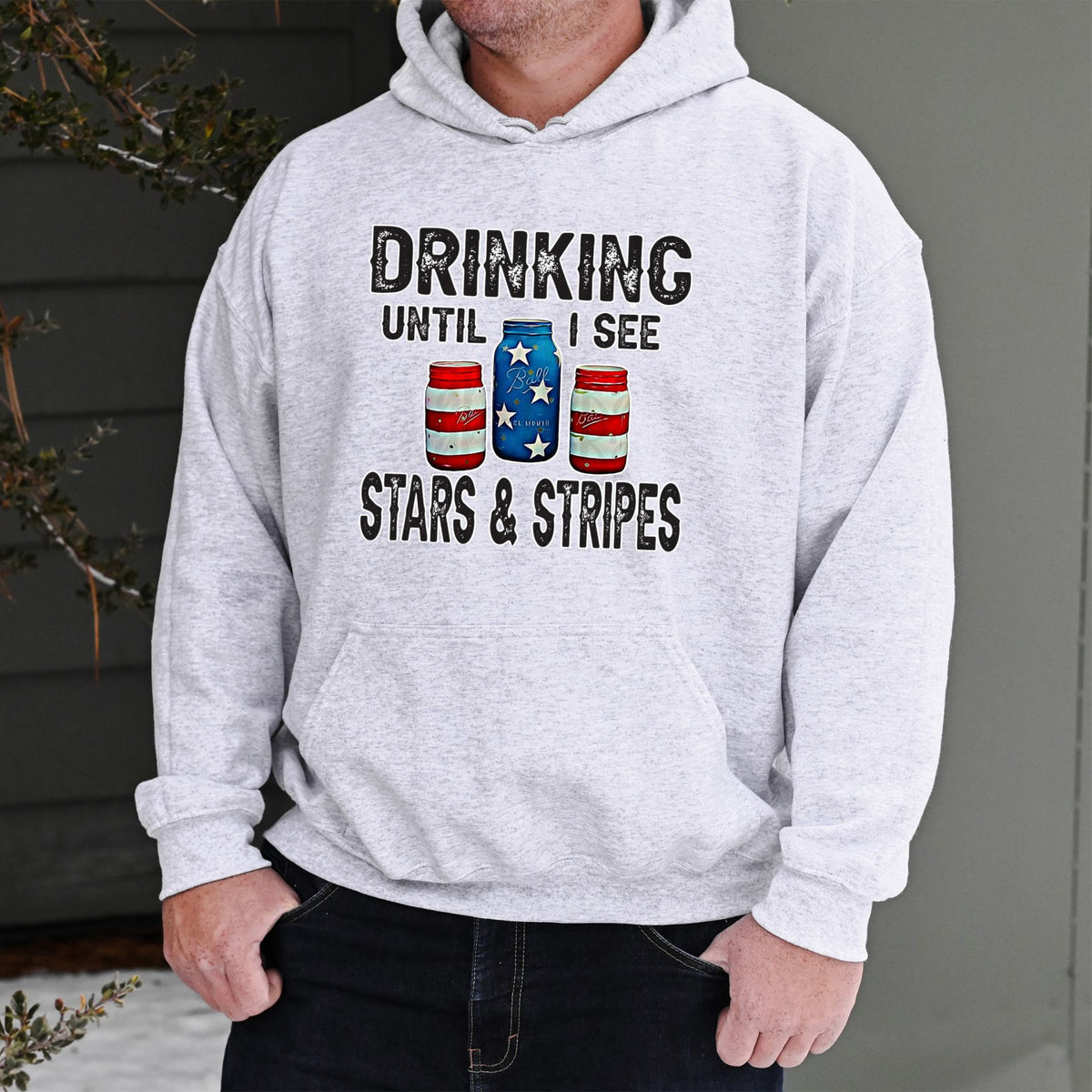 Drinking Until Stars & Stripes Unisex Heavy Blend™ Hooded Sweatshirt