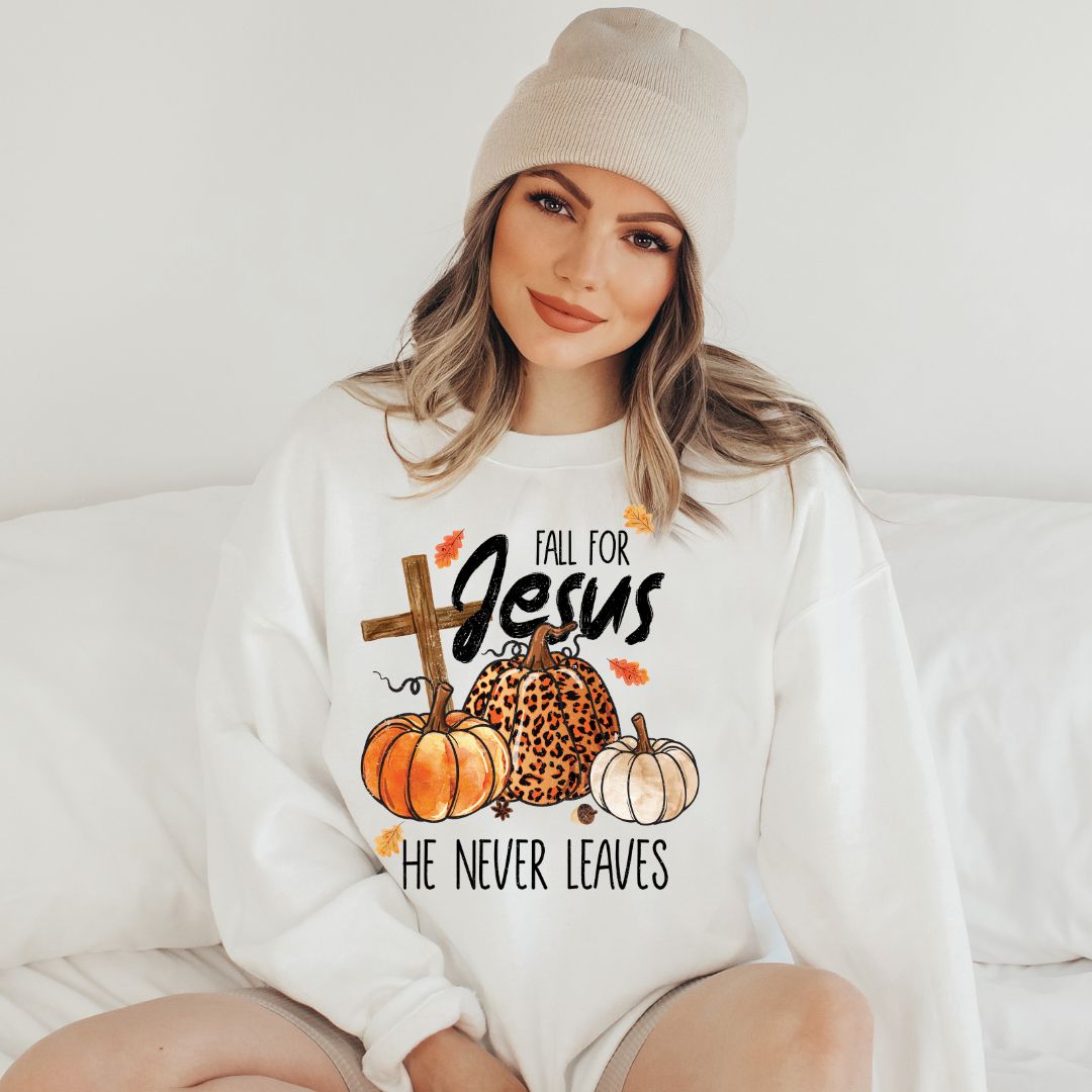 Fall For Jesus Unisex Heavy Blend™ Crewneck Sweatshirt