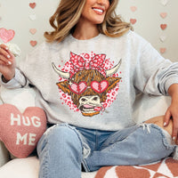 Lovey the Highland Cow Unisex Heavy Blend™ Crewneck Sweatshirt