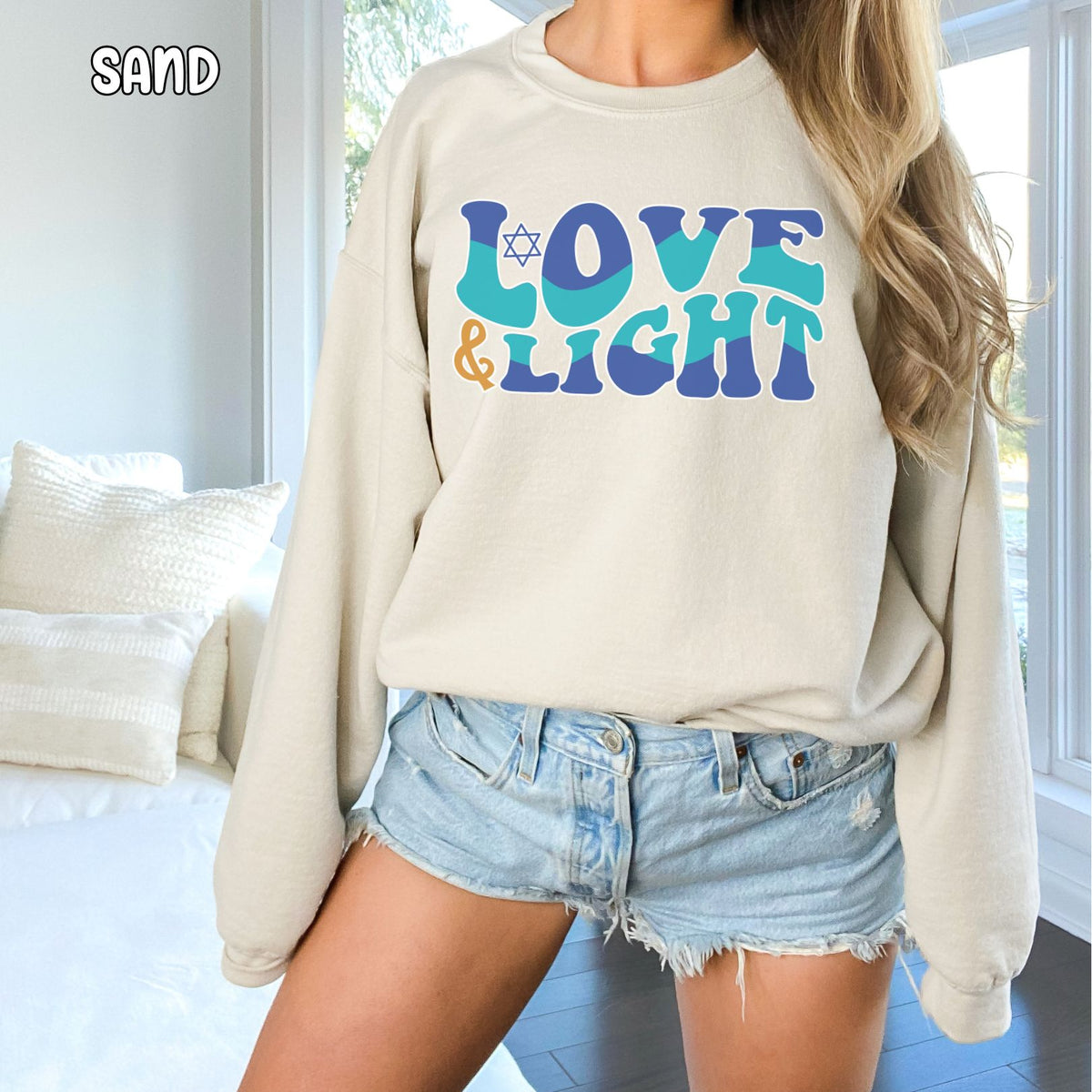 Love & Light Unisex Heavy Blend™ Crewneck Sweatshirt