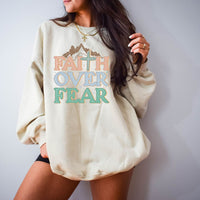 Faith Over Fear Unisex Heavy Blend™ Crewneck Sweatshirt