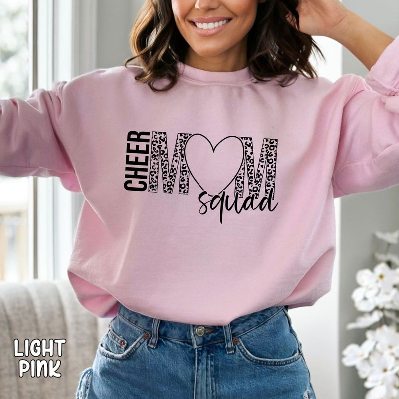 Cheer Mom Squad Unisex Heavy Blend™ Crewneck Sweatshirt