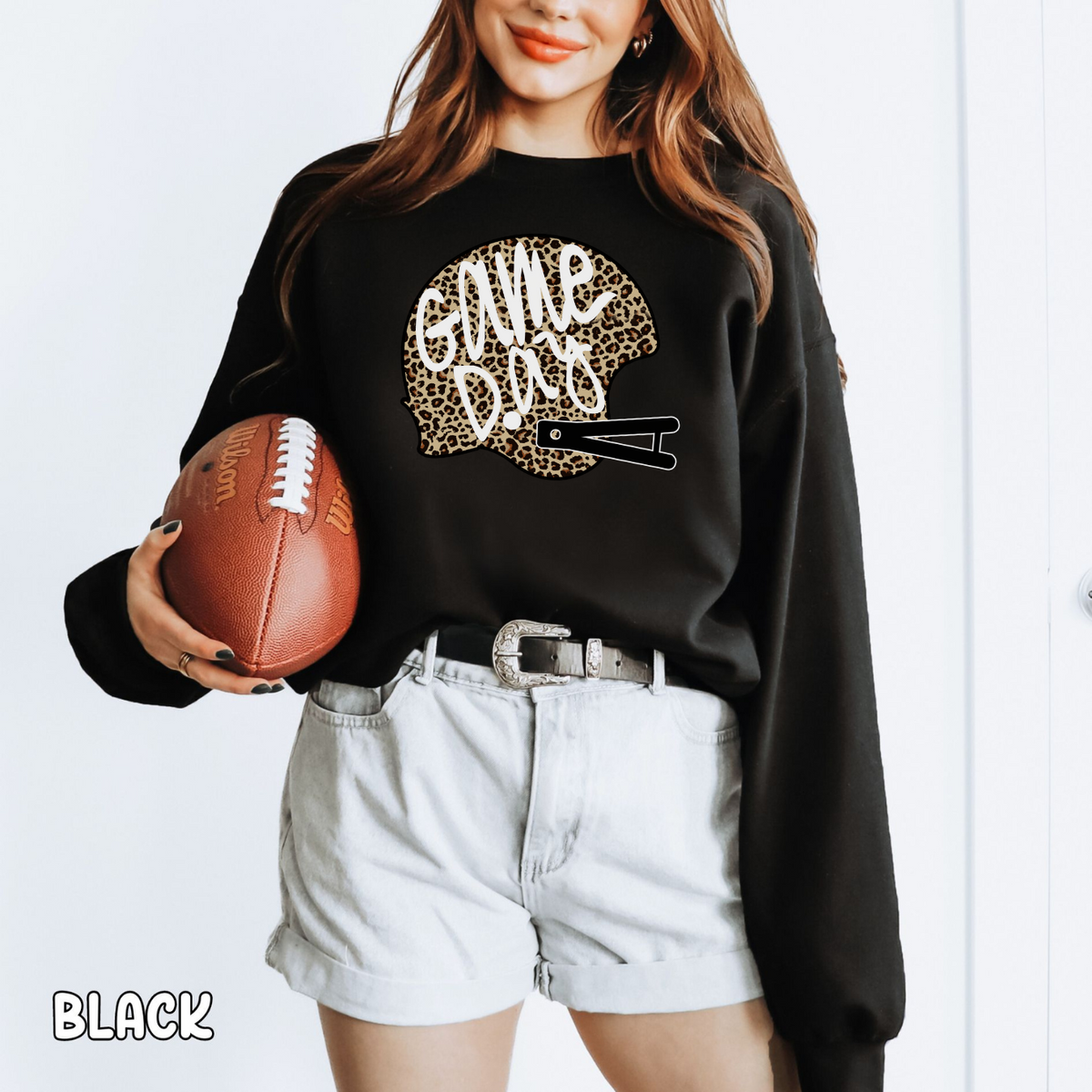 Cheetah Game Day Unisex Heavy Blend™ Crewneck Sweatshirt