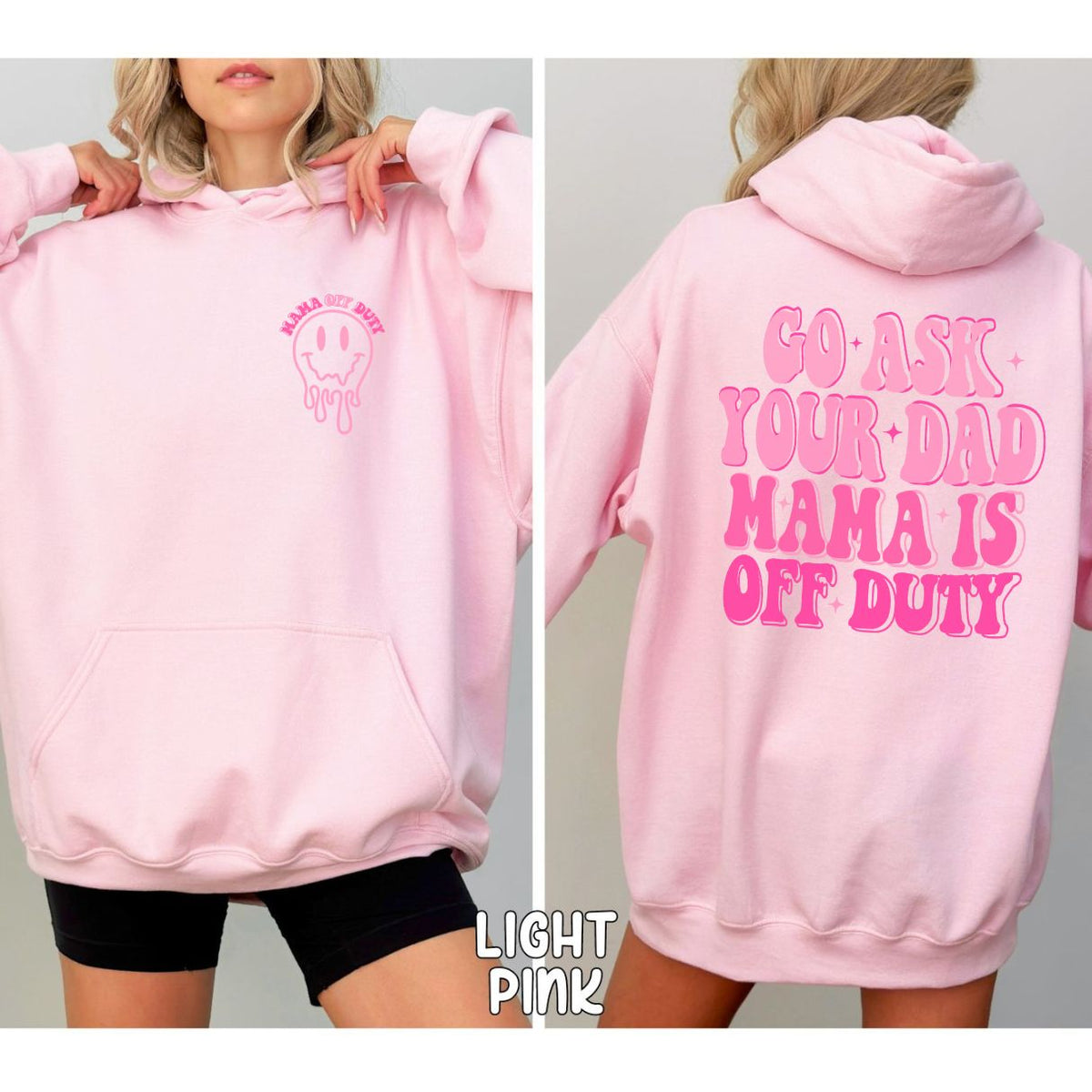 Mama Is Off Duty Unisex Heavy Blend™ Hooded Sweatshirt