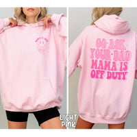 Mama Is Off Duty Unisex Heavy Blend™ Hooded Sweatshirt