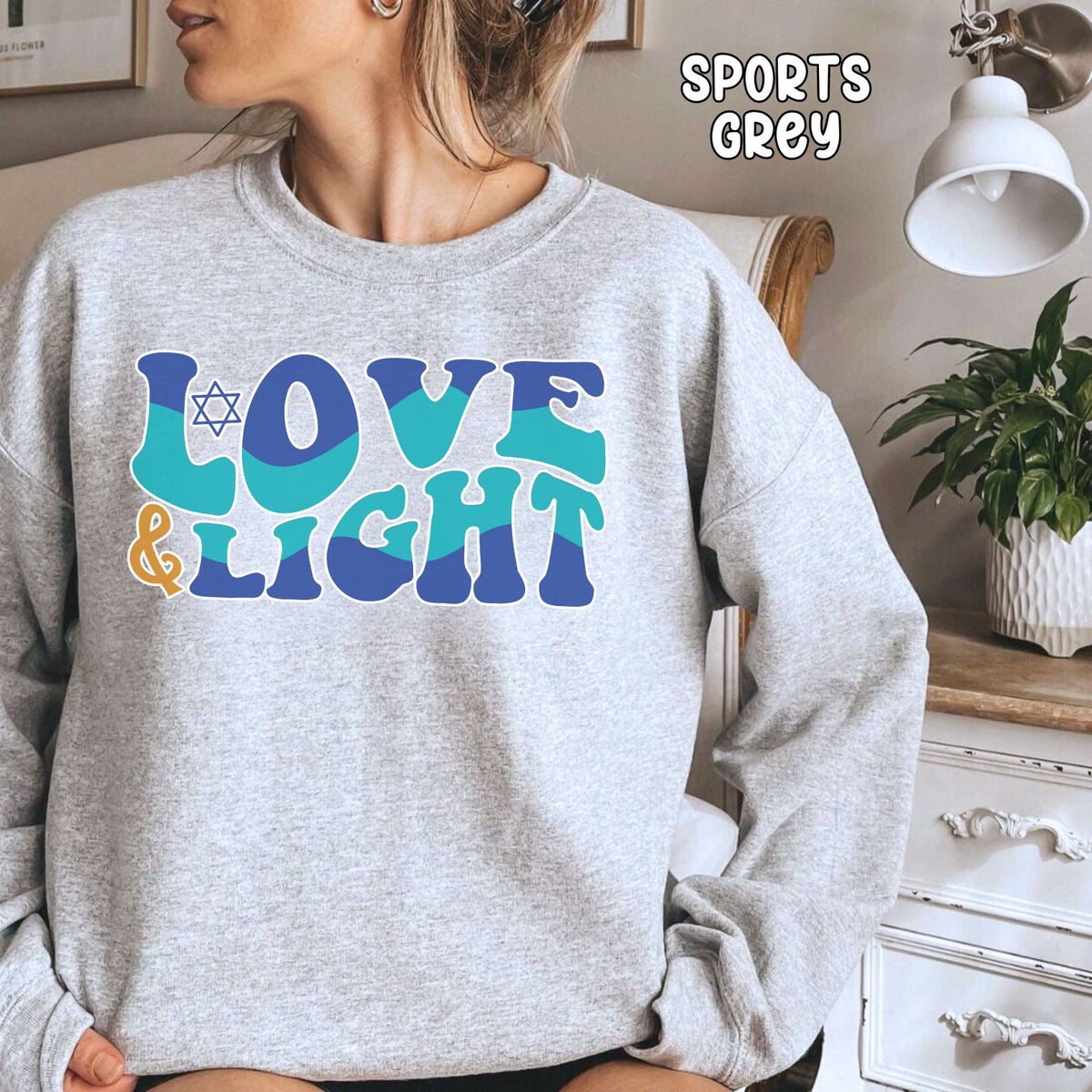 Love & Light Unisex Heavy Blend™ Crewneck Sweatshirt