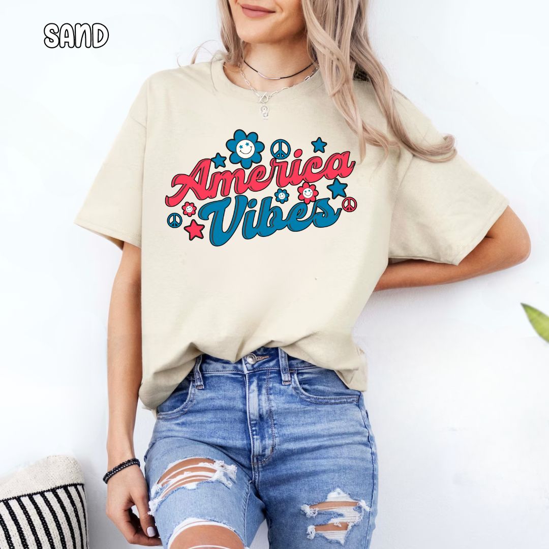 American Vibes Unisex Heavy Cotton Tee