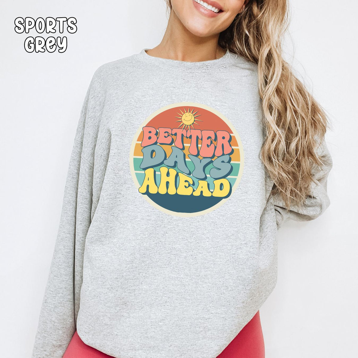 Better Days Ahead Unisex Heavy Blend™ Crewneck Sweatshirt