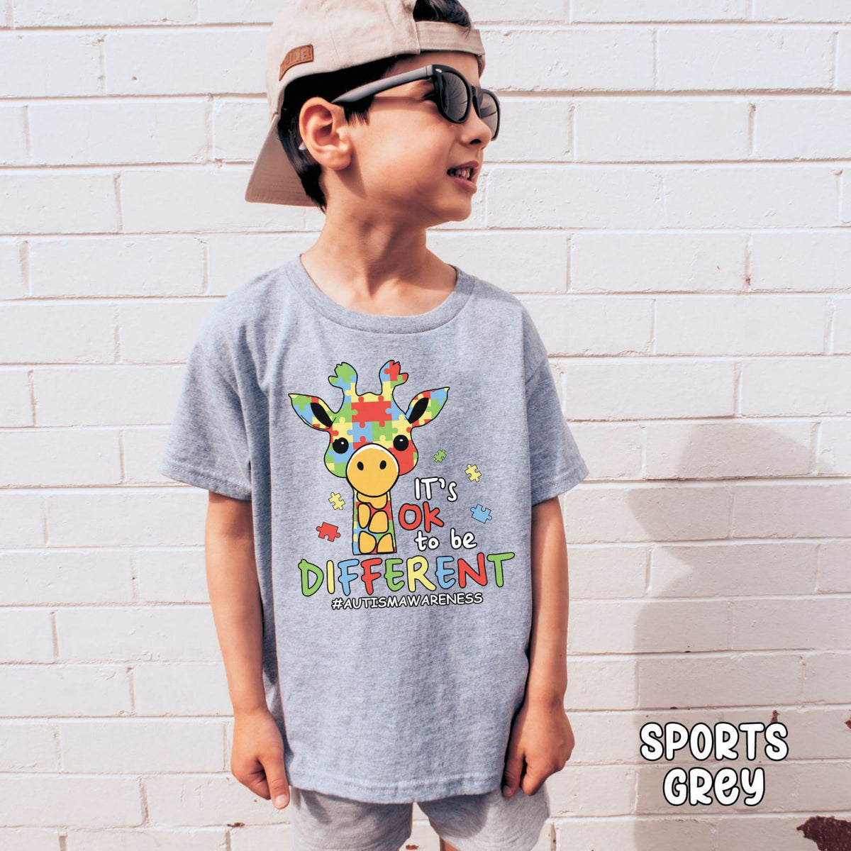 It's Ok To Be Different Kids Heavy Cotton™ Tee