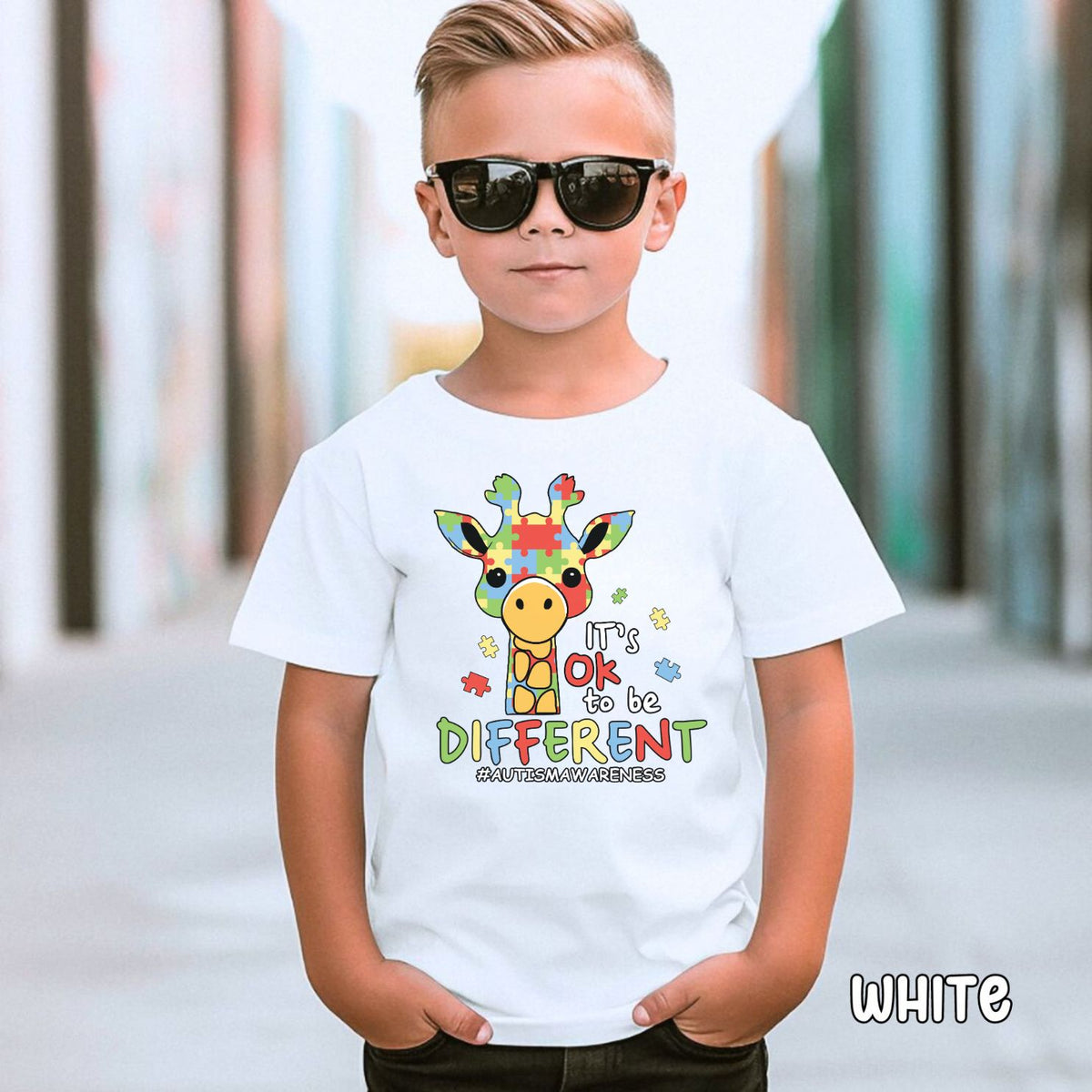 It's Ok To Be Different Kids Heavy Cotton™ Tee