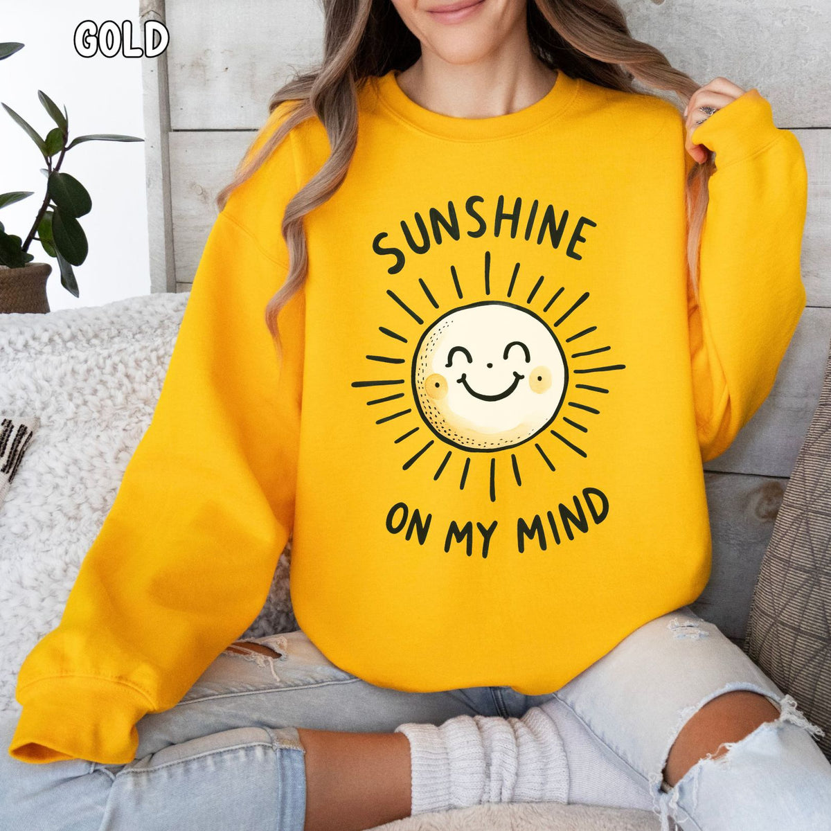 Sunshine On My Mind Unisex Heavy Blend™ Crewneck Sweatshirt