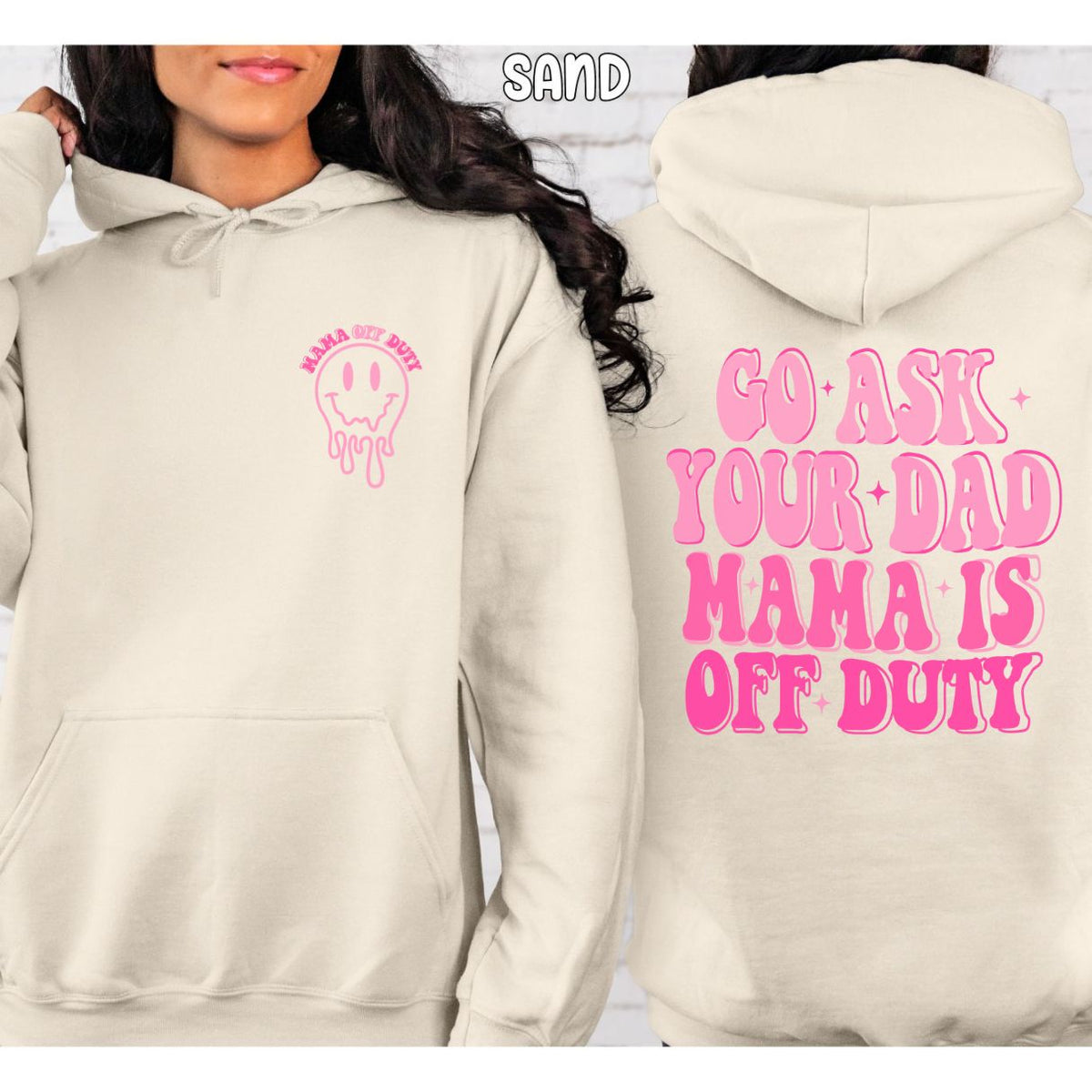 Mama Is Off Duty Unisex Heavy Blend™ Hooded Sweatshirt