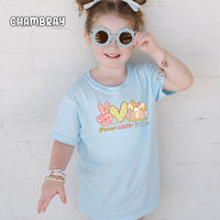 Peace Love and Easter Youth Midweight Comfort Colors Tee