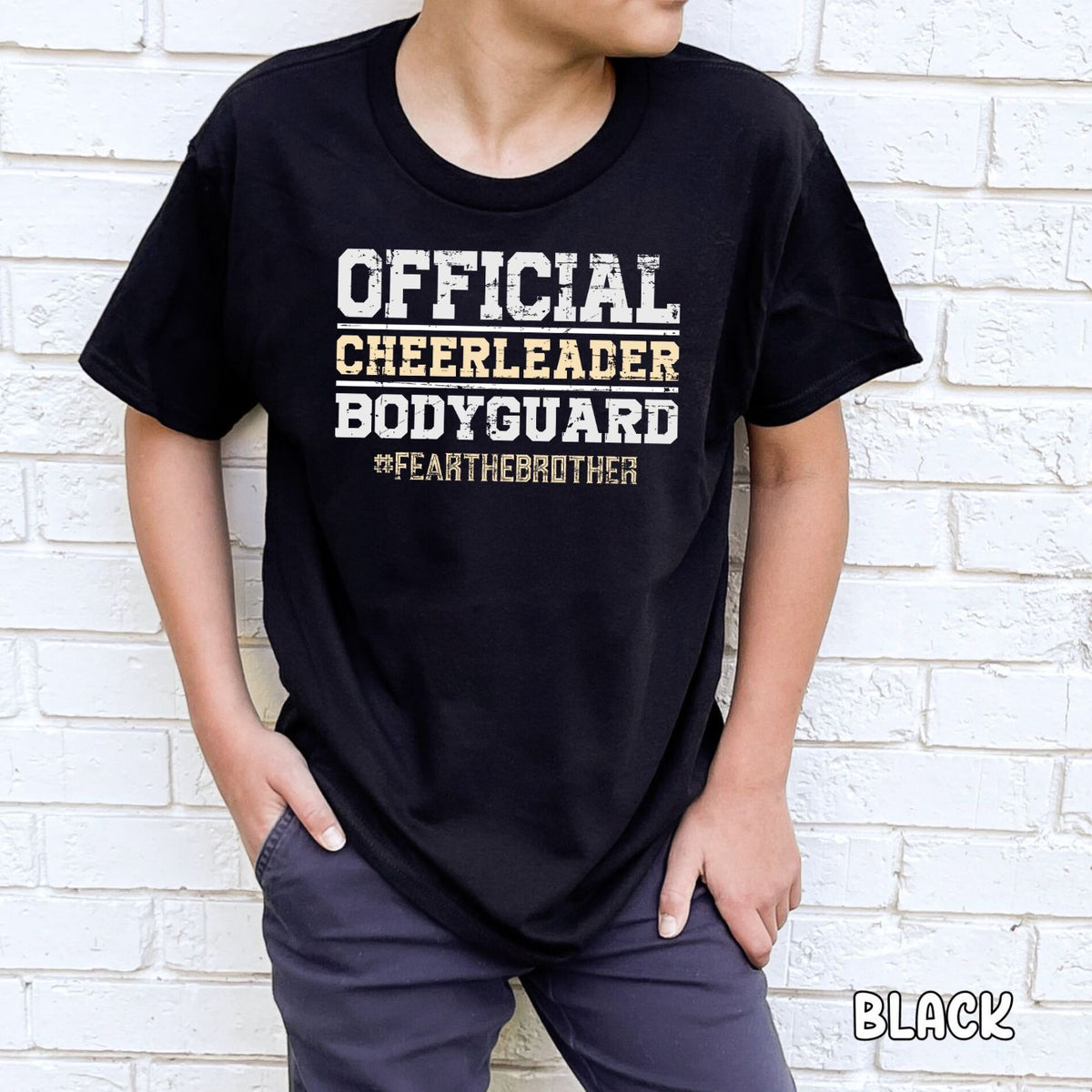 Cheer Brother Bodyguard Kids Heavy Cotton™ Tee